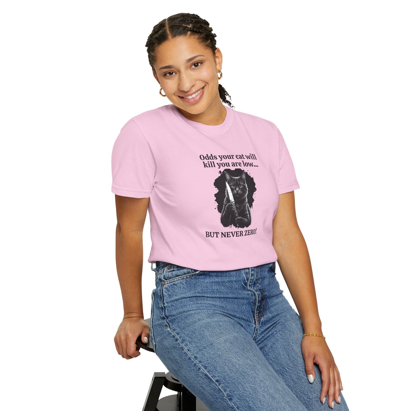 Hilarious Cat Lover's Graphic T-Shirt - Korvel