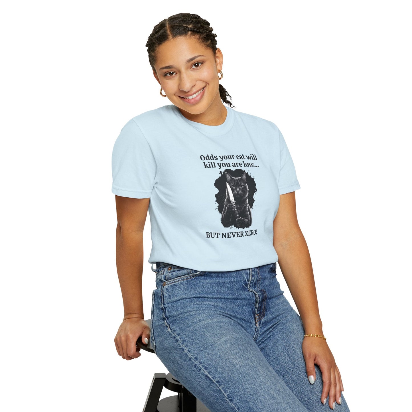 Hilarious Cat Lover's Graphic T-Shirt - Korvel