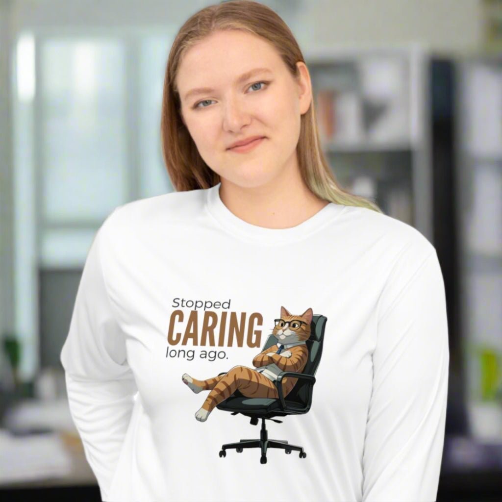 Hilarious Cat Lover's Unisex Long-Sleeve Performance Tee - Korvel