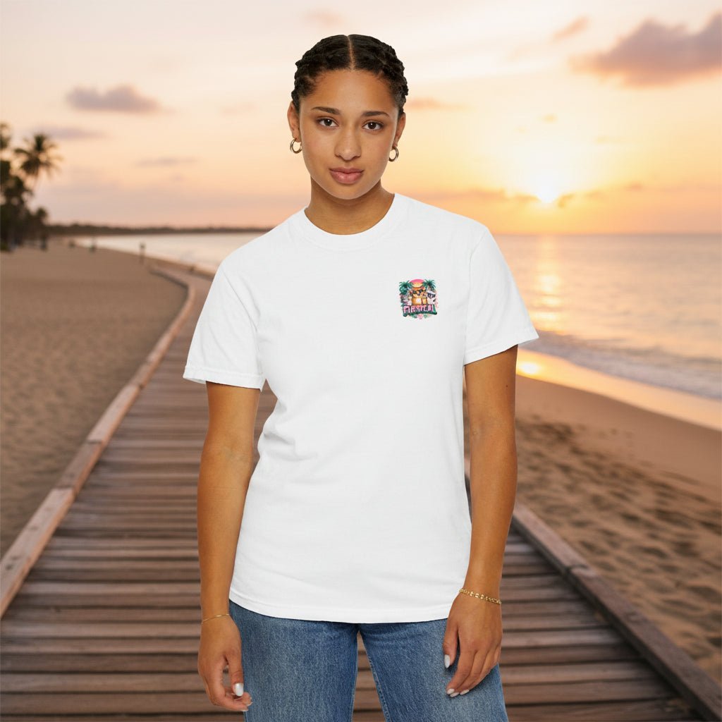 T-shirt Furreal Cat Sunset | T-shirt unisexe
