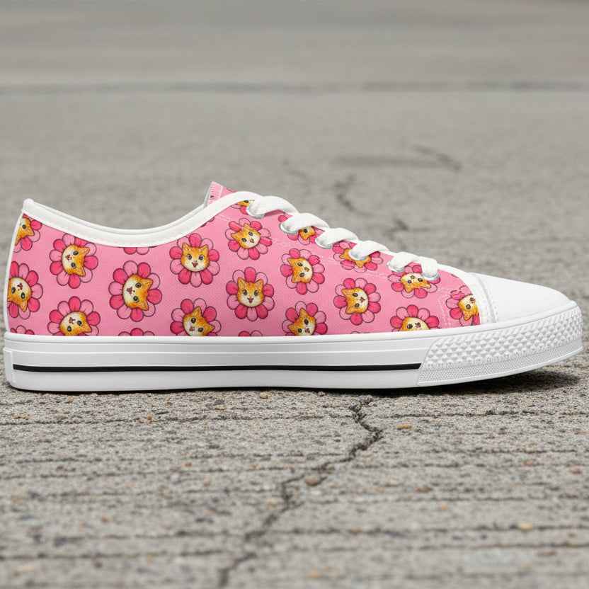 Baskets basses pour femmes Furreal Flower Cat