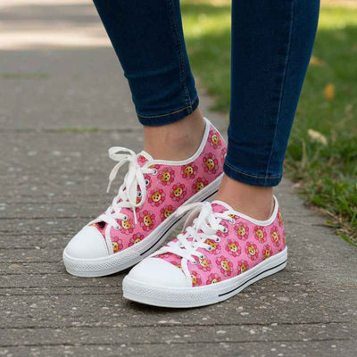 Baskets basses pour femmes Furreal Flower Cat