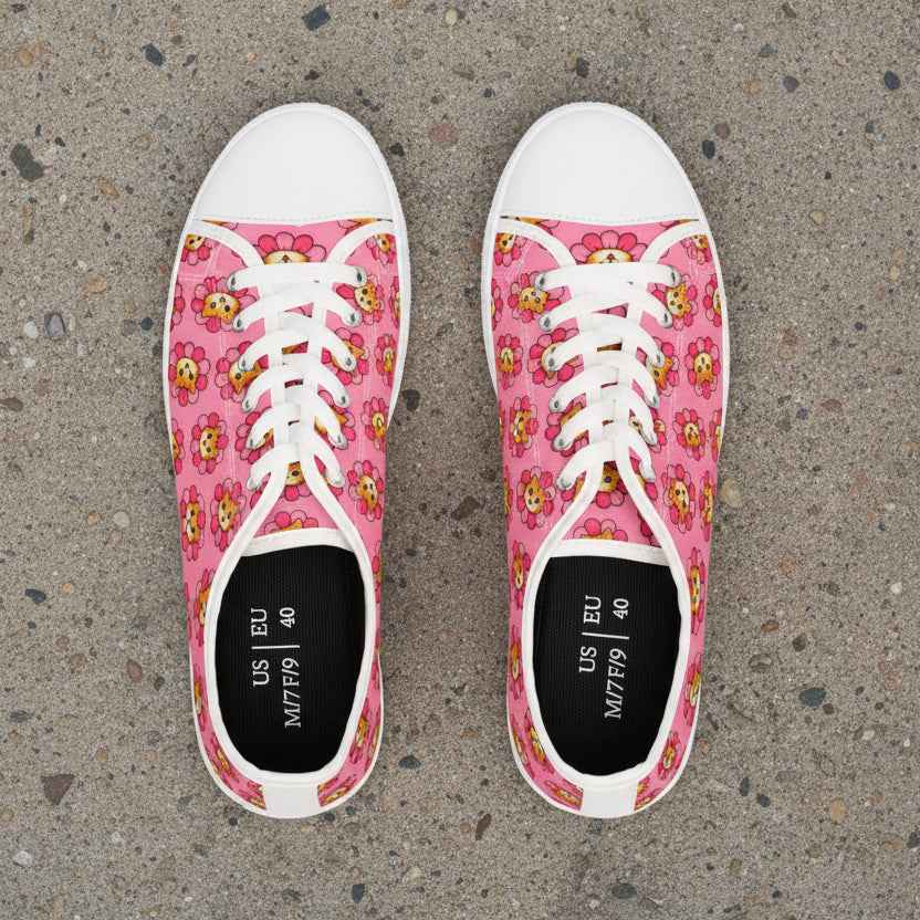 Baskets basses pour femmes Furreal Flower Cat