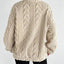 Fuzzy Quarter Zip Long Sleeve Sweatshirt - Korvel