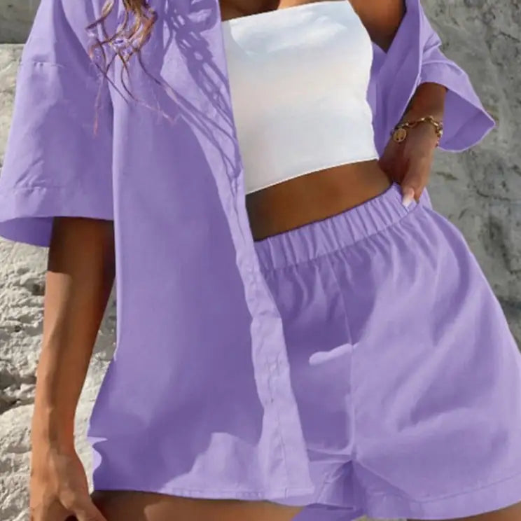 Ensemble de Shorts et Chemise Style