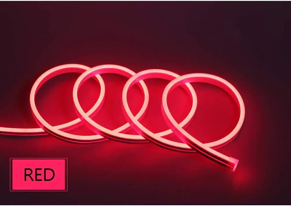 Lumières de corde néon LED flexibles - Tube en silicone étanche