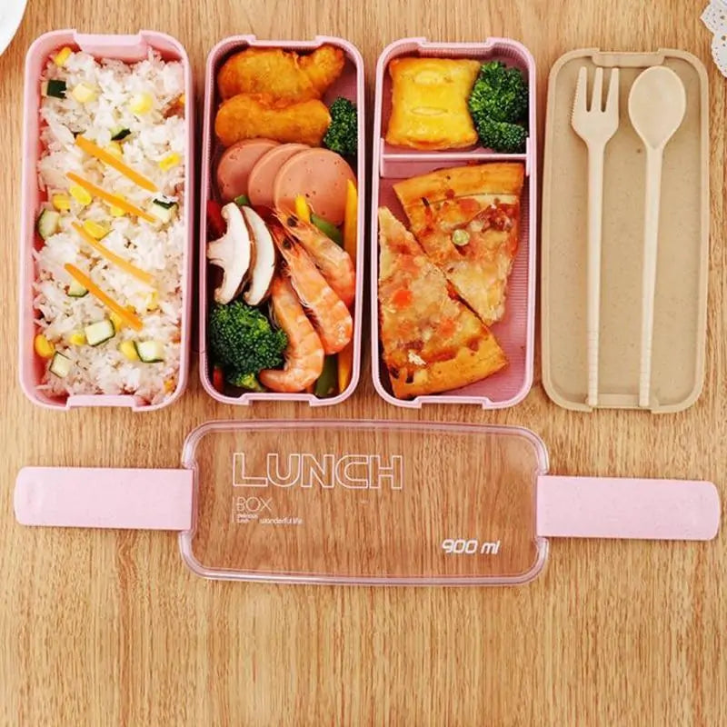Eco-Friendly Wheat Straw Lunch Box Container