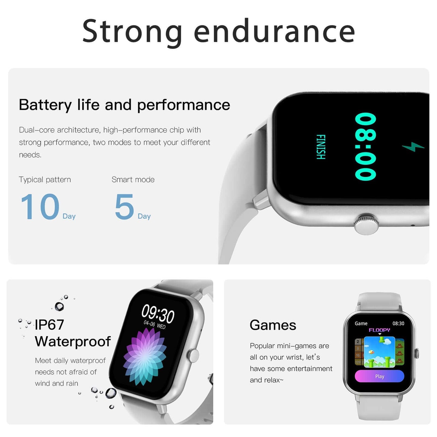 Advanced 1.83" Waterproof Smartwatch with Heart Rate Monitor - Korvel