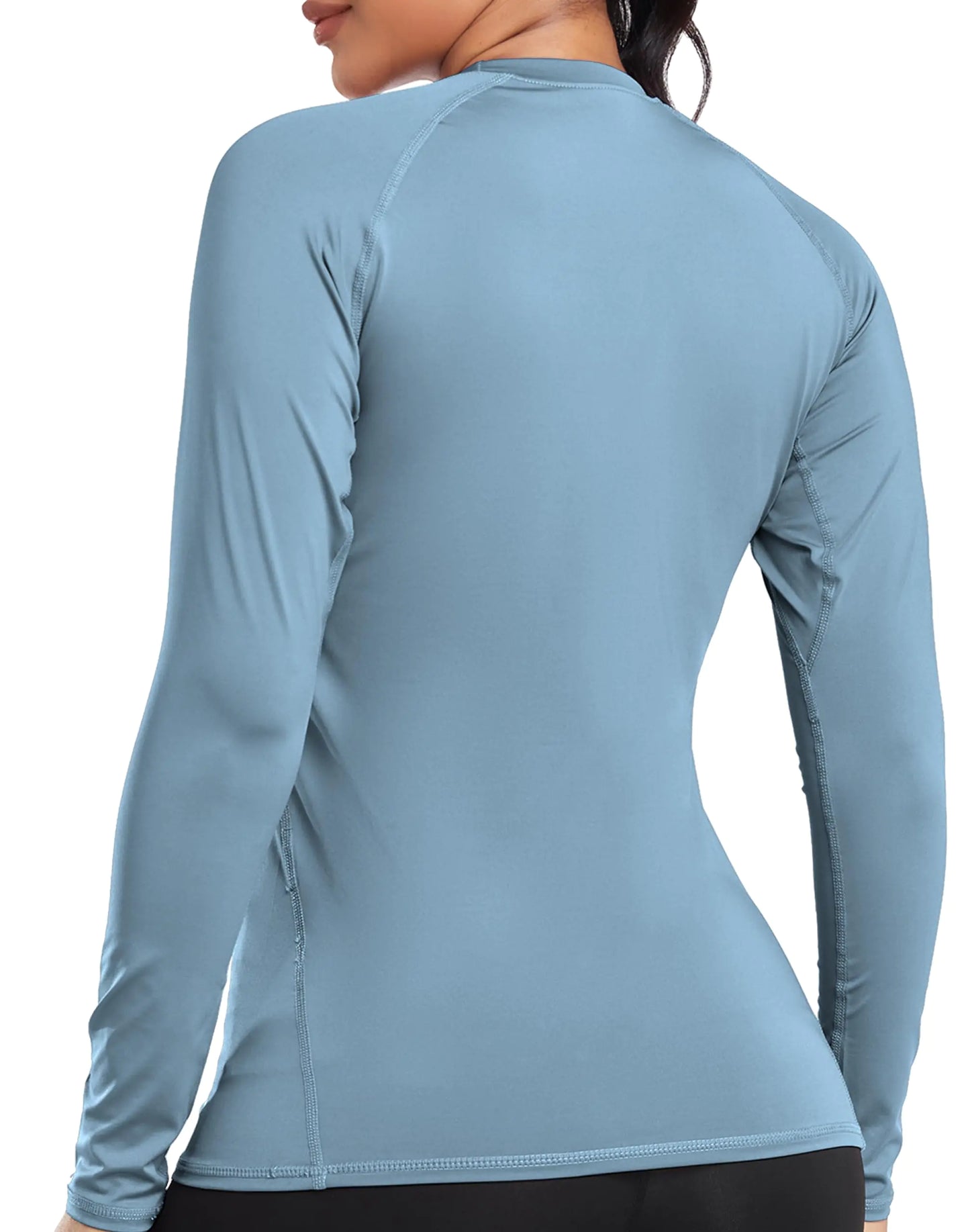 Camisa de Compresión para Mujer TELALEO Pack de 4 - Tops Deportivos de Manga Larga