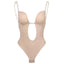 Bodysuit dos nu élégant U à décolleté plongeant pour femmes