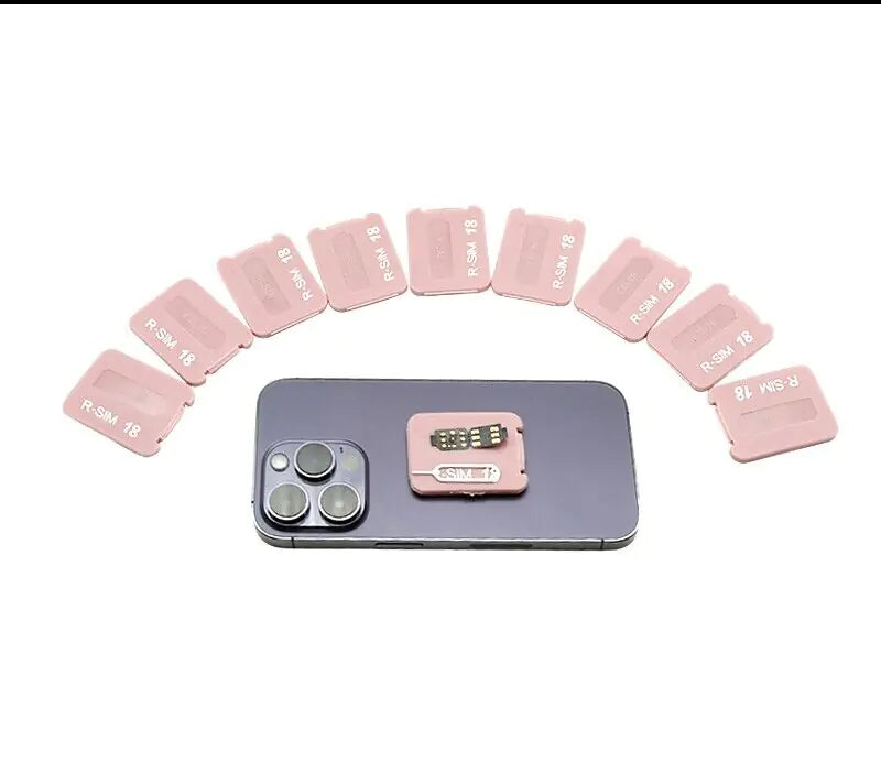 Carte de déverrouillage Nano R-SIM18+ pour modèles d'iPhone