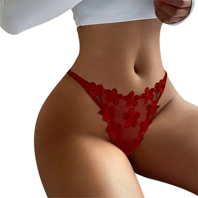 Tangas Sin Costuras de Encaje para Mujeres - Comodidad Elegante