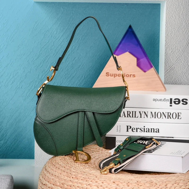 Bolsos de Silla de Cuero Genuino para Mujeres