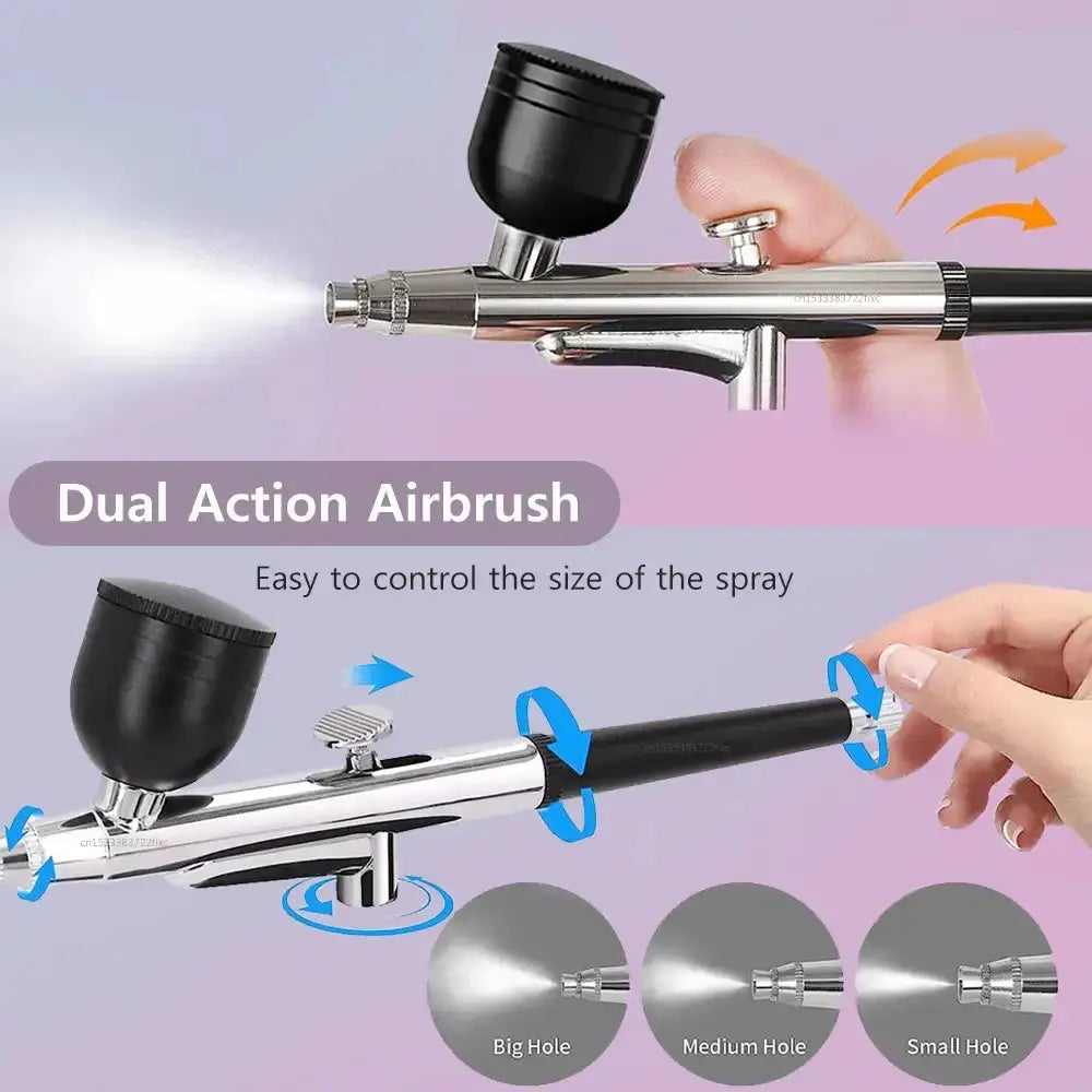 Kit de Uñas con Aerógrafo para Arte de Uñas Creativo