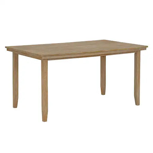 Conjunto de Mesa de Comedor Rústico TREXM para 6
