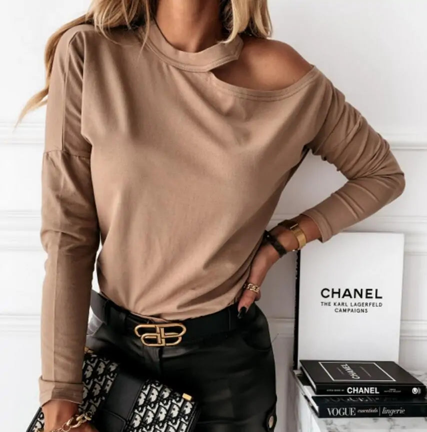 Suéter Elegante de Cuello Redondo para Mujeres Modernas