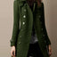 Ladies Spring Long Jacket Wool Trench Coat