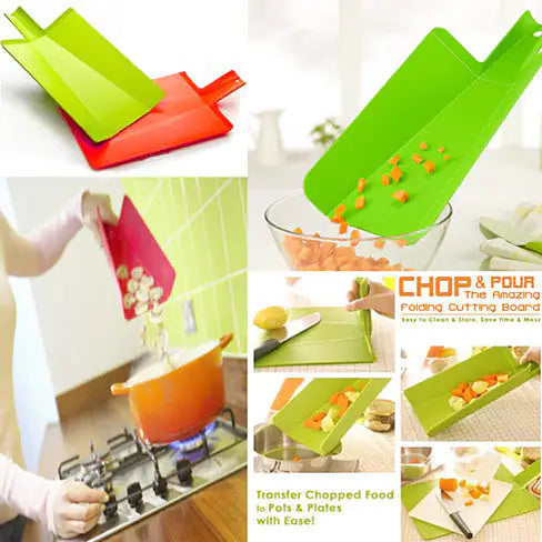 Planche à découper Chop And Pour - Préparation de repas sans effort