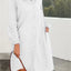 Long Sleeve Solid Color Cardigan and Skirt Set for Women