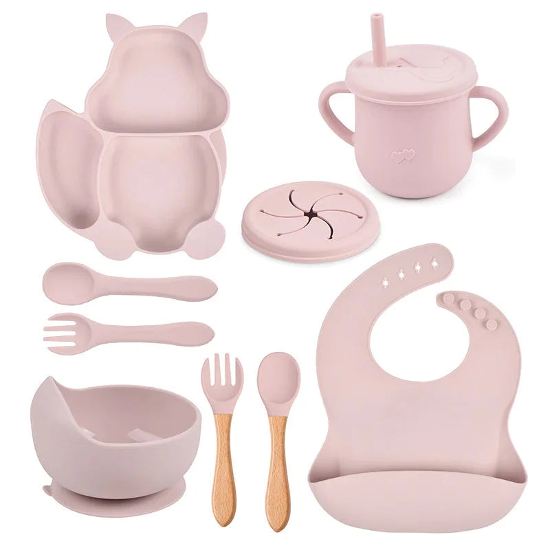 Premium Baby Silicone Feeding Set for Easy Mealtime