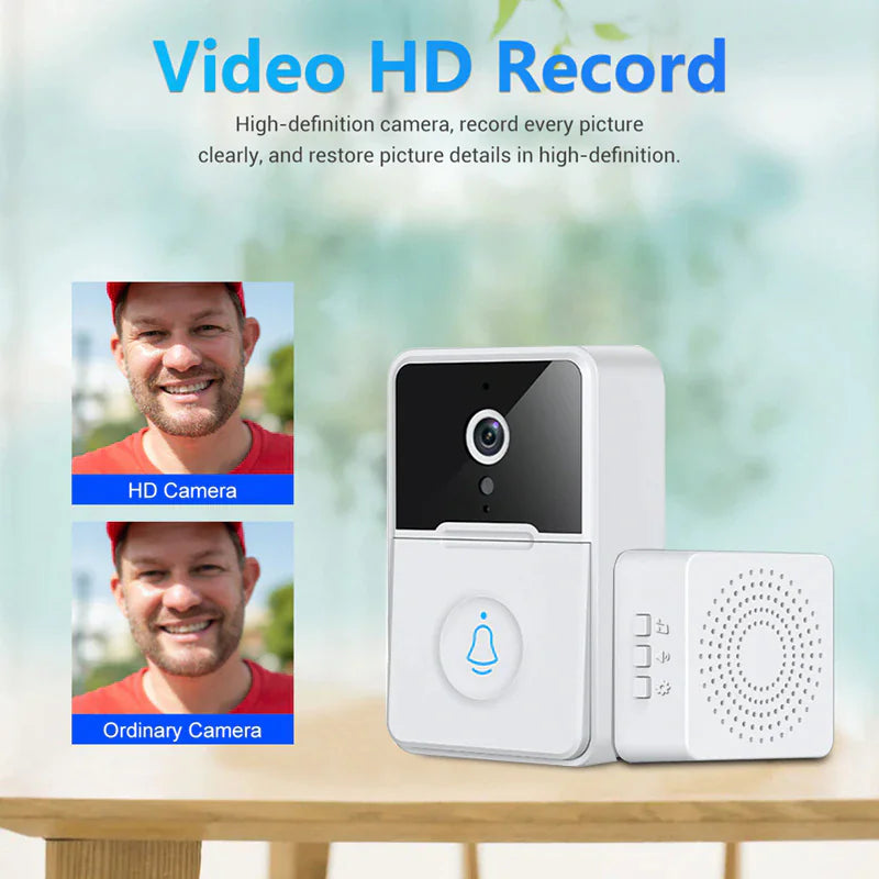 Wireless Smart WiFi Doorbell with Video Intercom