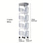 5-Layer Mobile Storage Cart for Kitchen and Home