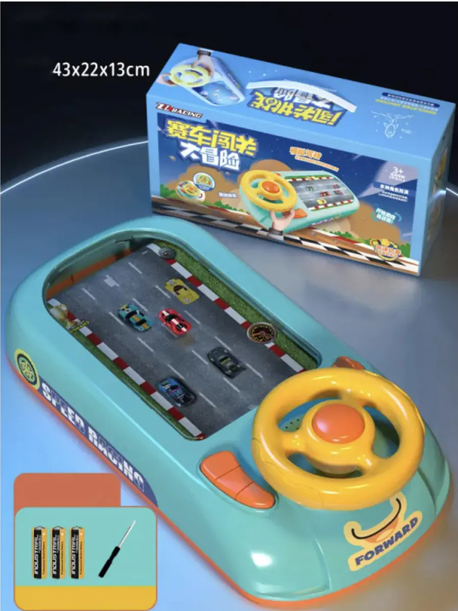 Children's Driving Simulation Puzzle Game Console