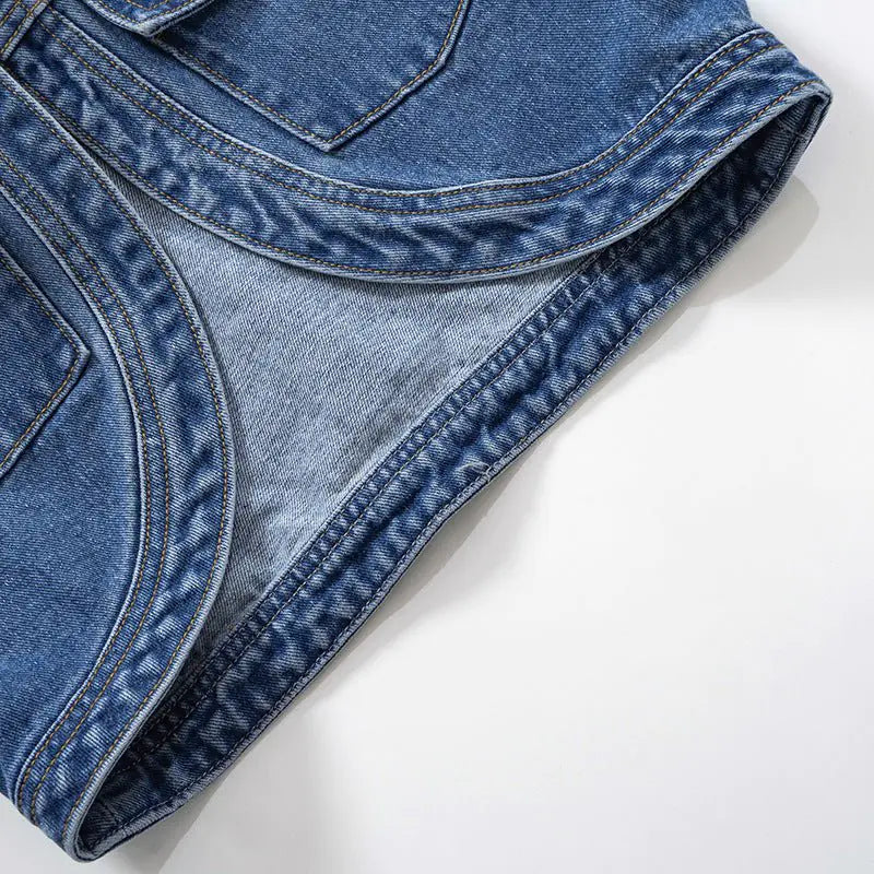 Cropped Denim Jacket for Women