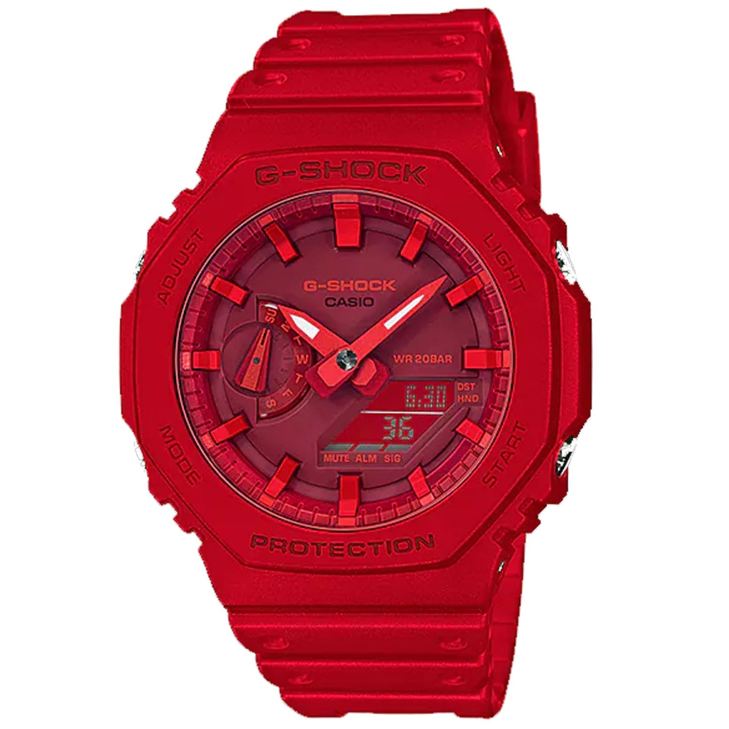 Montre Casio G-Shock pour homme - Cadran rouge