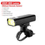 GACIRON 400-1800 Lúmenes Luz Delantera Recargable por USB para Bicicleta