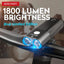 GACIRON 400-1800 Lúmenes Luz Delantera Recargable por USB para Bicicleta