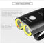 GACIRON 400-1800 Lúmenes Luz Delantera Recargable por USB para Bicicleta