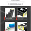 GACIRON 400-1800 Lúmenes Luz Delantera Recargable por USB para Bicicleta