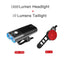 GACIRON 400-1800 Lúmenes Luz Delantera Recargable por USB para Bicicleta