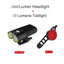 GACIRON 400-1800 Lúmenes Luz Delantera Recargable por USB para Bicicleta