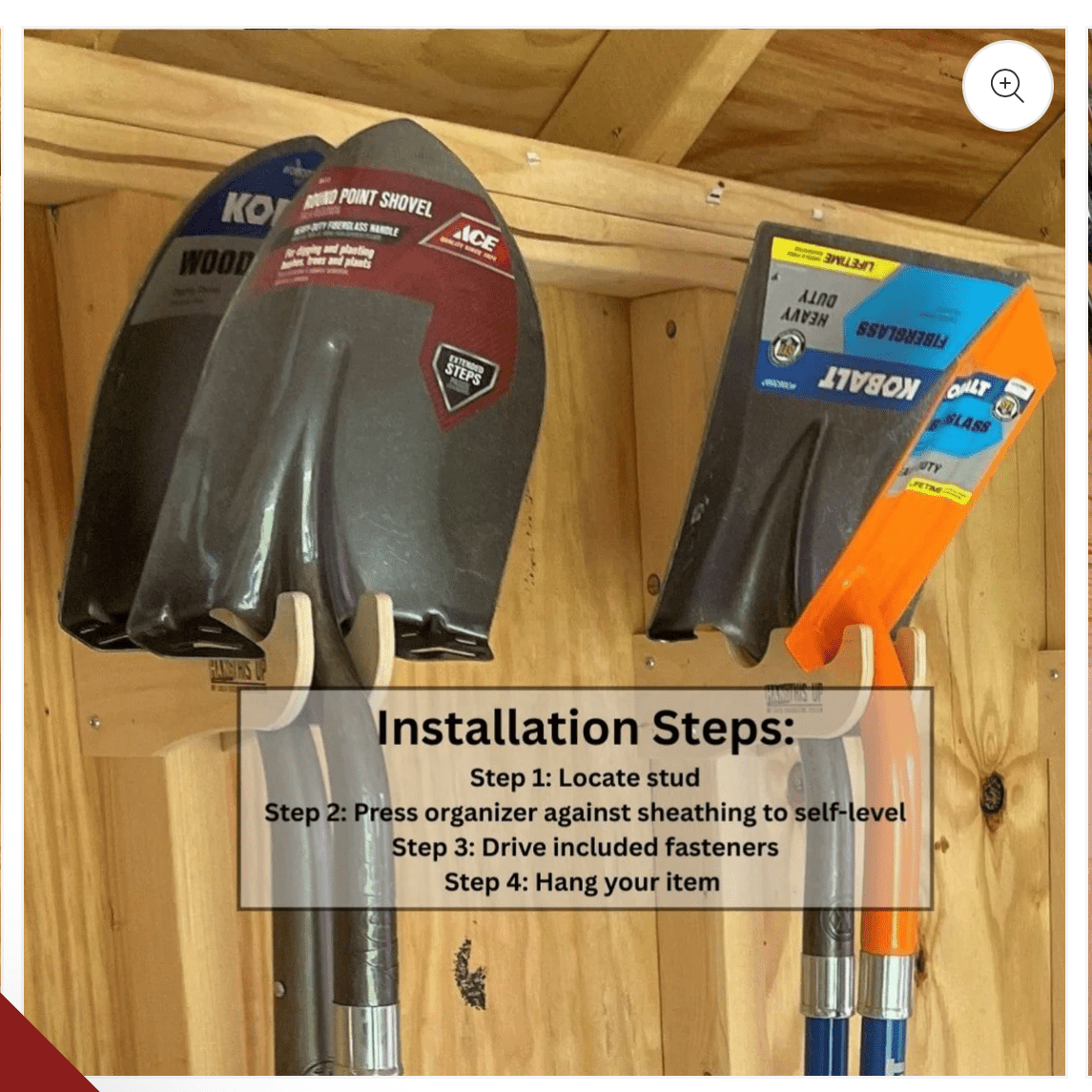 Heavy-Duty Garden Tool Storage Hooks