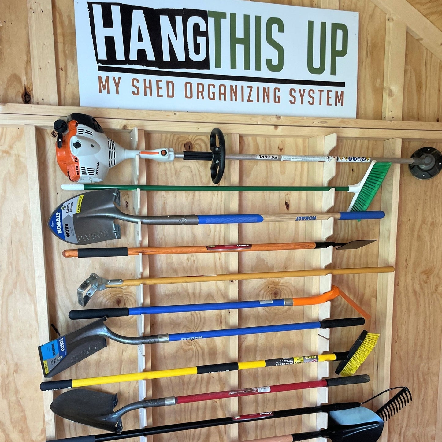Ultimate Garden Tool Storage Rack – 36" Wall-Mounted Organizer