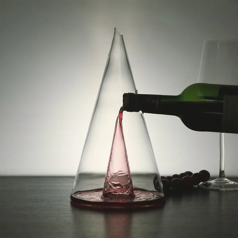 Decantador de Vino Transparente Elegante