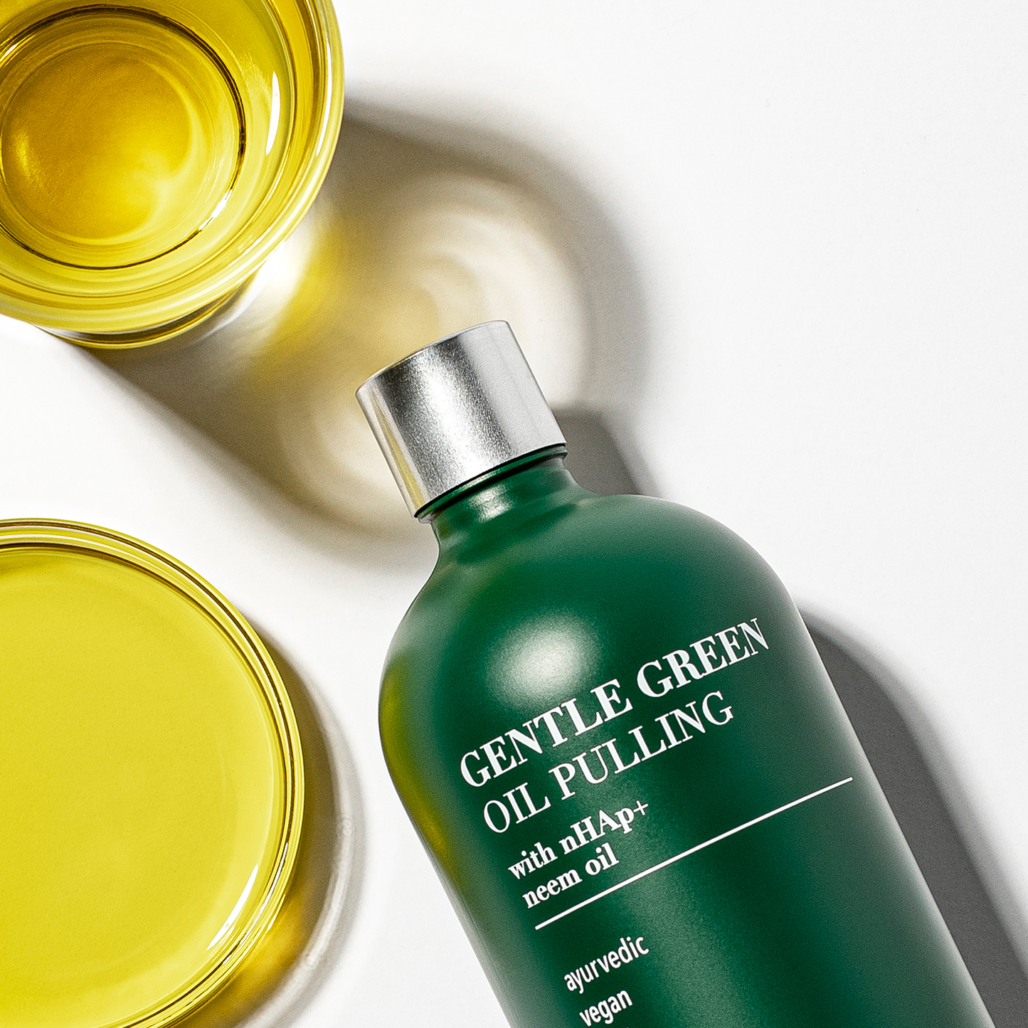 Gentle Green Oil Pulling Mouthwash – Enamel Support & Gum Health - Korvel