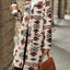 Geometric Pocketed Dropped Shoulder Coat - Korvel