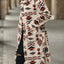 Geometric Pocketed Dropped Shoulder Coat - Korvel