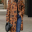 Geometric Pocketed Dropped Shoulder Coat - Korvel