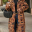 Geometric Pocketed Dropped Shoulder Coat - Korvel