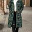 Geometric Pocketed Dropped Shoulder Coat - Korvel