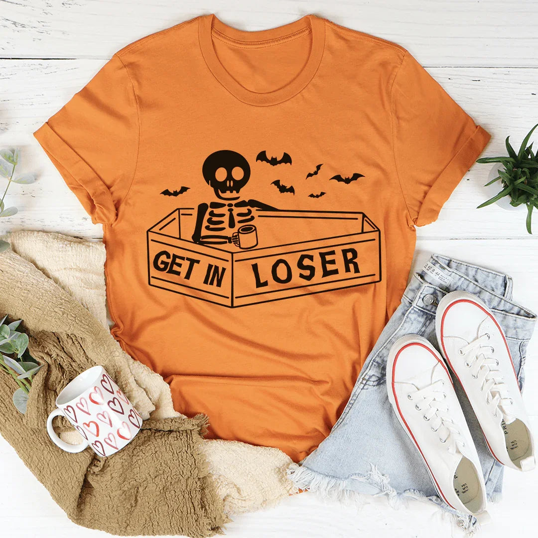 Get In Loser Halloween Tee - Korvel