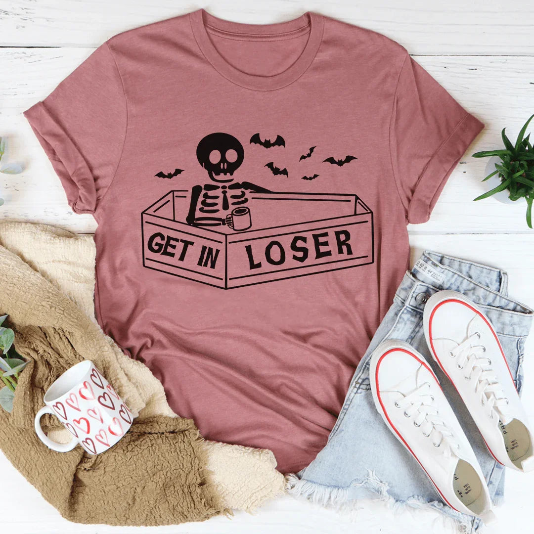 Get In Loser Halloween Tee - Korvel