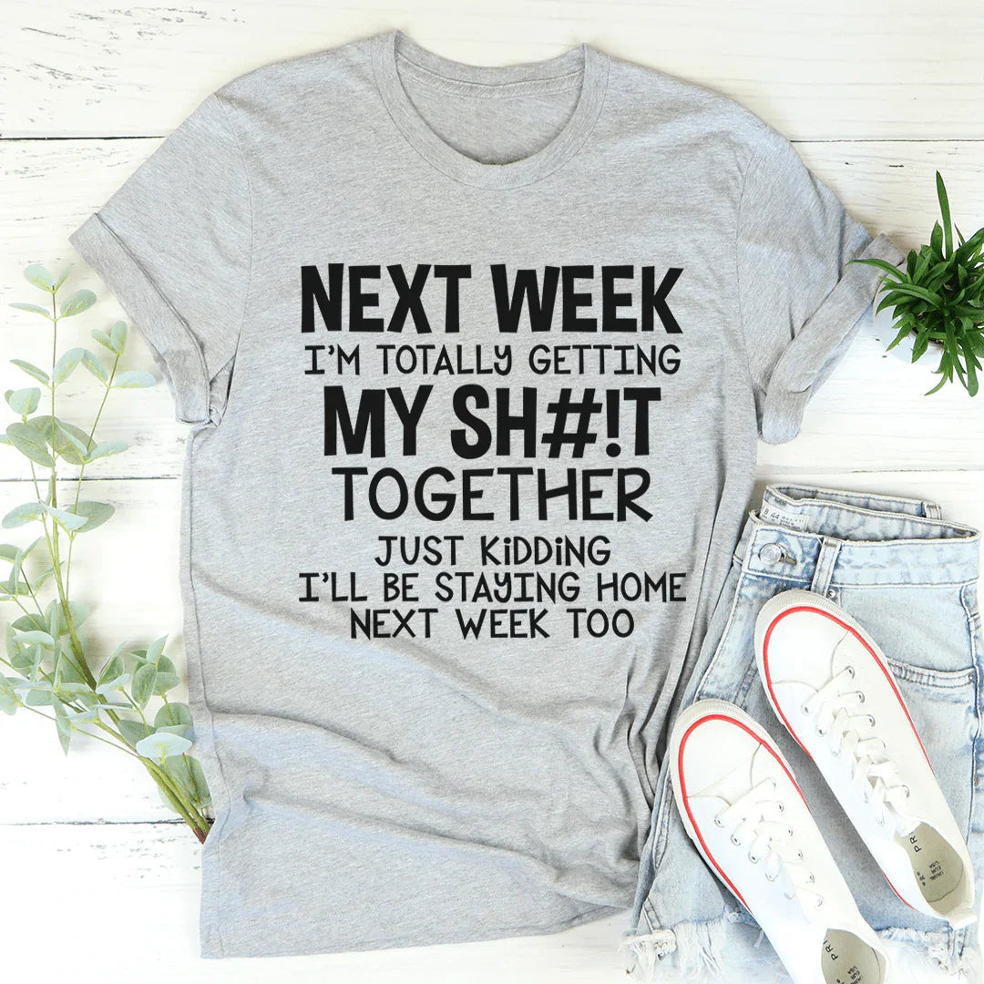 Camiseta "Reúne tus cosas"