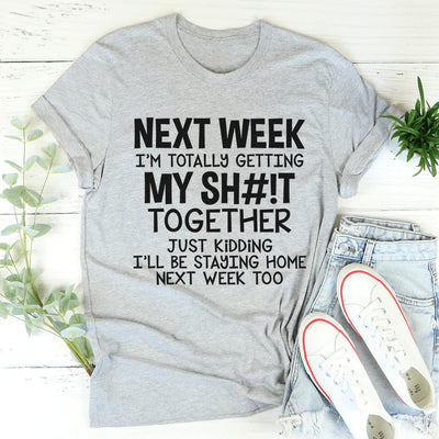 Camiseta "Reúne tus cosas"