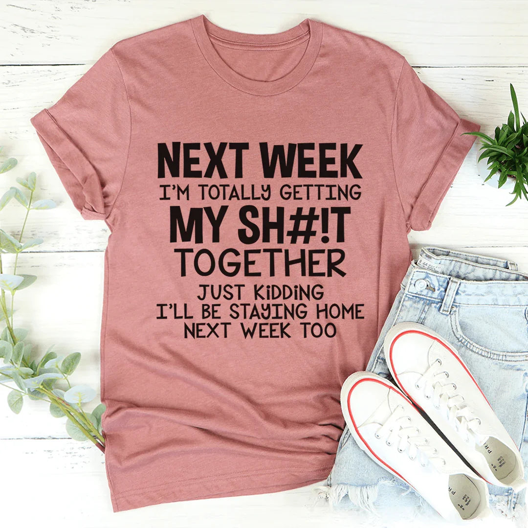 Camiseta "Reúne tus cosas"