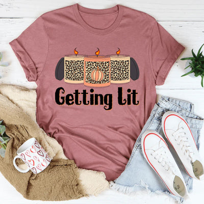 T-shirt Bougies d'Automne Getting Lit